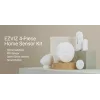 EZVIZ CS-B1 Home Sensor Kit – Zigbee 3.0 Gateway, PIR-Bewegungsmelder & Kontaktsensor, Wi-Fi, 90 dB Sirene, Weiß