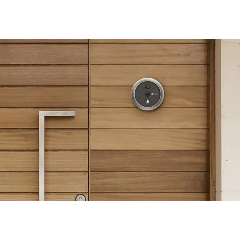 Ezviz CS-CP4 2MP Wi-Fi Digital Door Viewer mit 4.3-Zoll-Display, Silber