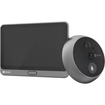 Ezviz CS-CP4 2MP Wi-Fi Digital Door Viewer mit 4.3-Zoll-Display, Silber