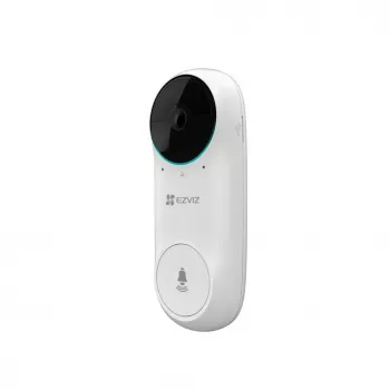 EZVIZ DB2C Kabellose Video-Türklingel 1080p Full HD, 160° Sichtfeld, Nachtsicht, Zwei-Wege-Audio, IP65, Akkubetrieben, Kompatibel mit Alexa/Google Assistant