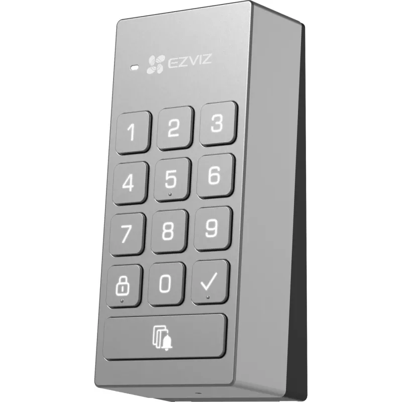 EZVIZ DL01/DL01CP Smart Lock mit Tastatur – Fingerabdruck, Passcode, RFID, App-Steuerung, Wi-Fi/Bluetooth, Schwarz
