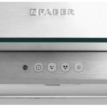 Faber NICE LED SRM X/V NS A60 Wandhaube, 60 cm, Edelstahl