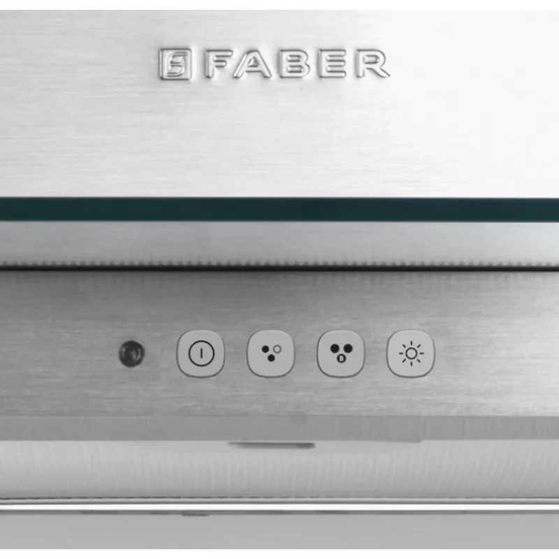 Faber NICE LED SRM X/V NS A60 Wandhaube, 60 cm, Edelstahl