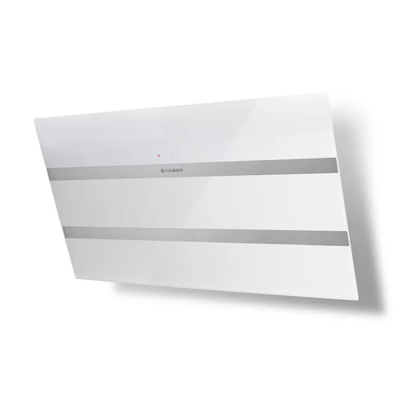 Faber Steelex EV8 LED WH/X A80 Wandhaube, 80 cm, Edelstahl