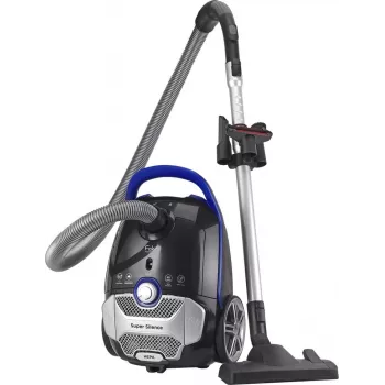 Fakir Blue Vac Power TS 721 Bodenstaubsauger mit Beutel 800W HEPA H14 Schwarz/Blau 3861003