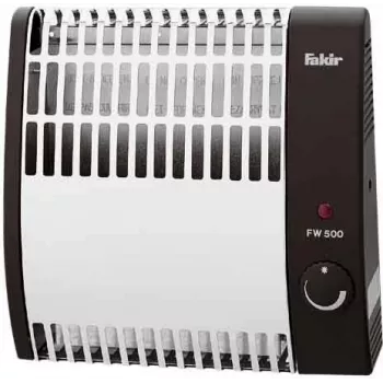 Fakir FW 500 Chrom/Anthrazit Schnellheizer mit Frostwächter, 500 W Wandkonvektor 6004006