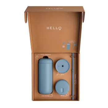 Fellow Carter Move Mug 3-in-1 473 ml Powder Blue Thermal Mug mit 3 Deckeln