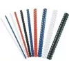 Fellowes 53315 Kunststoff-Bindekämme, 12 mm, 21 Ringe, A4, 80 Blatt, Schwarz, 25er-Pack