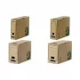 Fellowes BANKERS BOX EARTH Archivbox, Braun, 150 mm Rücken, 100 % Recyclingkarton, verschließbare Klappe, 1 Stück (4473202)