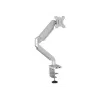 Fellowes Platinum Series Monitor Mount - Adjustable Arm - Aluminium - Silver - Screen Size up to 68.6 cm (27 inch)