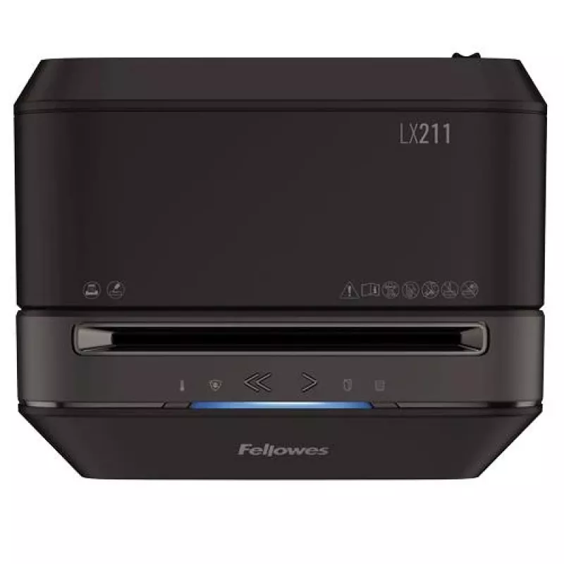 Fellowes Powershred LX211 Micro-Cut Aktenvernichter, Schwarz, 15 Blatt, 23 Liter