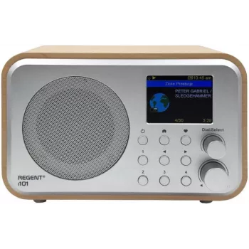 Ferguson Regent i101 Internetradio DAB+ FM RDS mit 2000 mAh Akku (Hellholz)