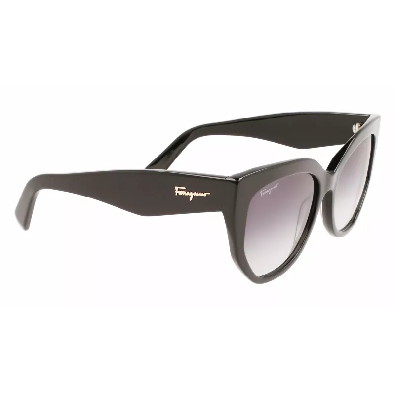 FERRAGAMO SF1061S-001 Damen-Sonnenbrille Schwarz Grau 56/18/145 mm