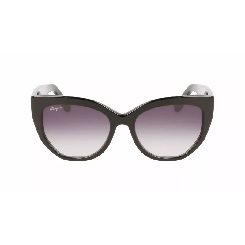 FERRAGAMO SF1061S-001 Damen-Sonnenbrille Schwarz Grau 56/18/145 mm
