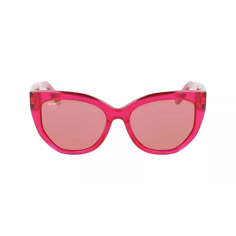 FERRAGAMO SF1061S-613 Damen Cat-Eye-Sonnenbrille Havana Braun Verlauf 56/18/145 mm