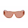 Ferragamo SF1077S-838 Unisex Sonnenbrille Pilot Shiny Rose Gold Brown Gradient 56/13/140 mm