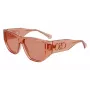 Ferragamo SF1077S-838 Unisex Sonnenbrille Pilot Shiny Rose Gold Brown Gradient 56/13/140 mm