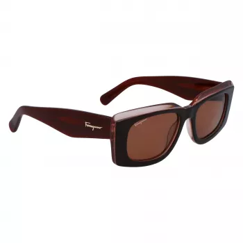 FERRAGAMO SF1079S-211 Damen-Sonnenbrille Havana Braun Verlauf 54mm