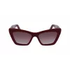 FERRAGAMO SF1081SE-603 Damen Cat-Eye-Sonnenbrille Burgunderrot Braun Verlauf 55mm