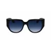 Ferragamo SF1088SE-001 Damen Sonnenbrille Butterfly Acetat Schwarz Grau 57mm