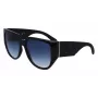 Ferragamo SF1088SE-001 Damen Sonnenbrille Butterfly Acetat Schwarz Grau 57mm