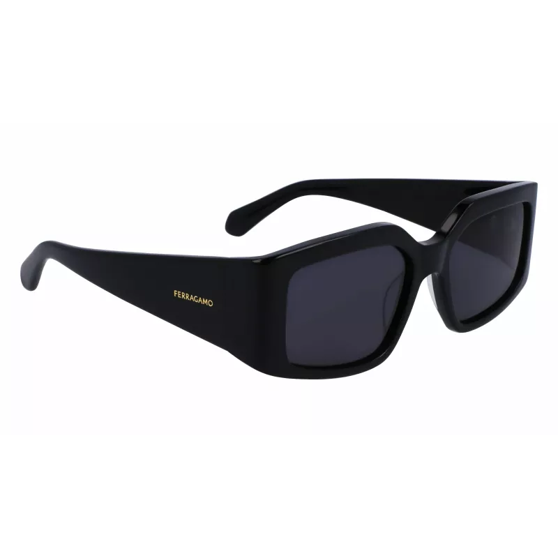 FERRAGAMO SF1101S541800 Damen-Sonnenbrille Schwarz Grau 54mm