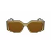 FERRAGAMO SF1101S541833 Damen-Sonnenbrille - Schwarzer Acetatrahmen, graue Gradientengläser, 54 mm
