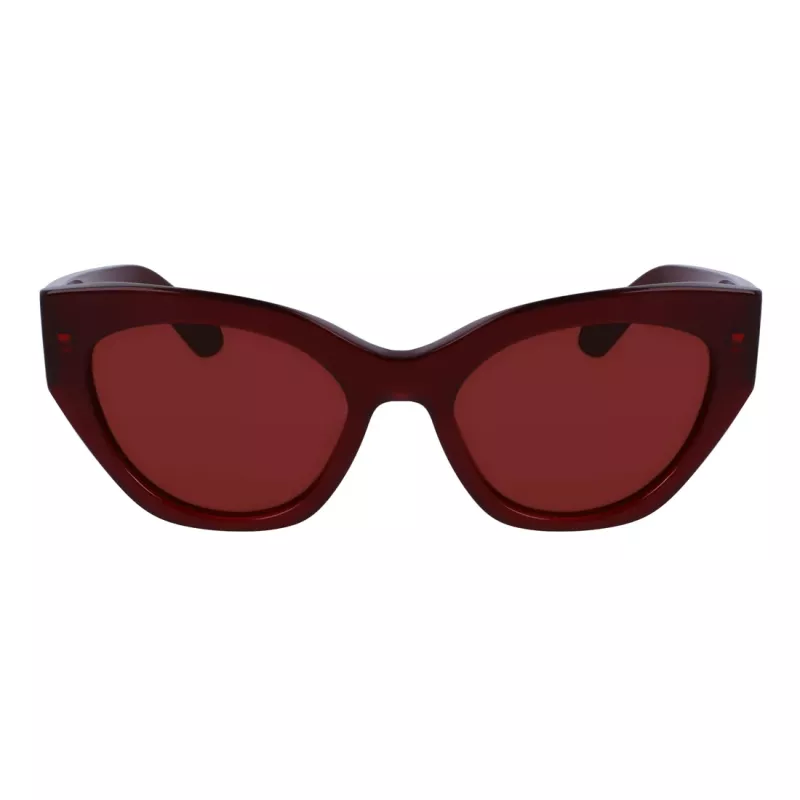 FERRAGAMO SF1107S552065 Damen eckige Acetat-Sonnenbrille Havana Brown Gradient 55/20/140 mm
