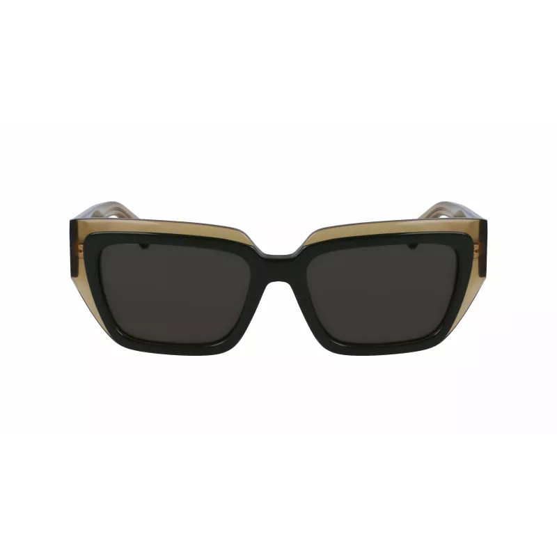 FERRAGAMO SF2002S-327 Damen-Sonnenbrille Havana Acetat Braun Verlauf 55mm