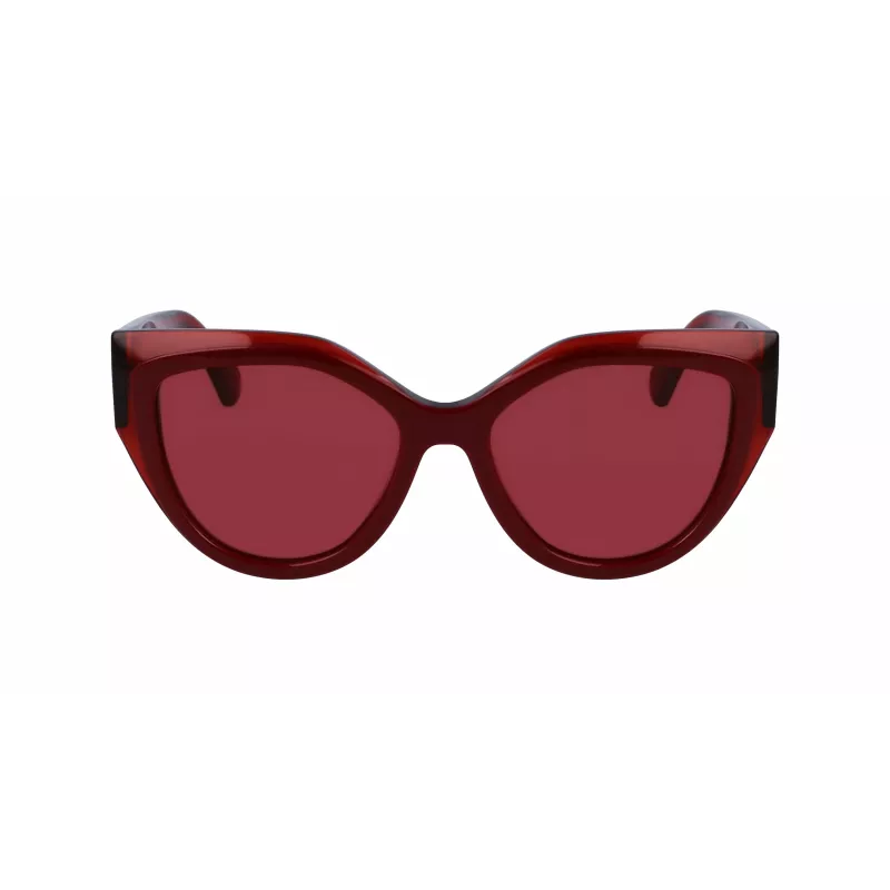 FERRAGAMO SF2004S-618 Damen Butterfly Sonnenbrille Havanna Acetat Braun Verlaufsglas 53/18/140 mm