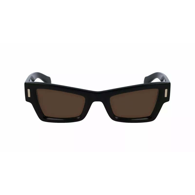 FERRAGAMO SF2006S-001 Damen-Sonnenbrille Schwarz Grau 53mm