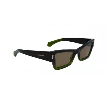 FERRAGAMO SF2006S-316 Damen-Sonnenbrille Havana Acetat Braun Verlauf 53mm