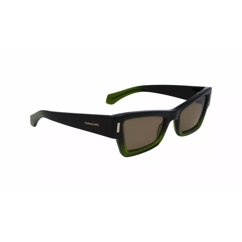 FERRAGAMO SF2006S-316 Damen-Sonnenbrille Havana Acetat Braun Verlauf 53mm