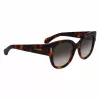 FERRAGAMO SF2007S-240 Damen Cat-Eye-Sonnenbrille Havana Braun Verlauf 51mm