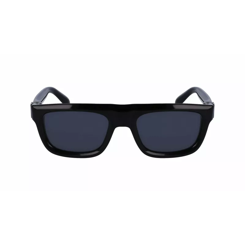 FERRAGAMO SF2009S-001 Herren-Sonnenbrille - Schwarzer Rahmen, graue Gläser, 56/21/145 mm