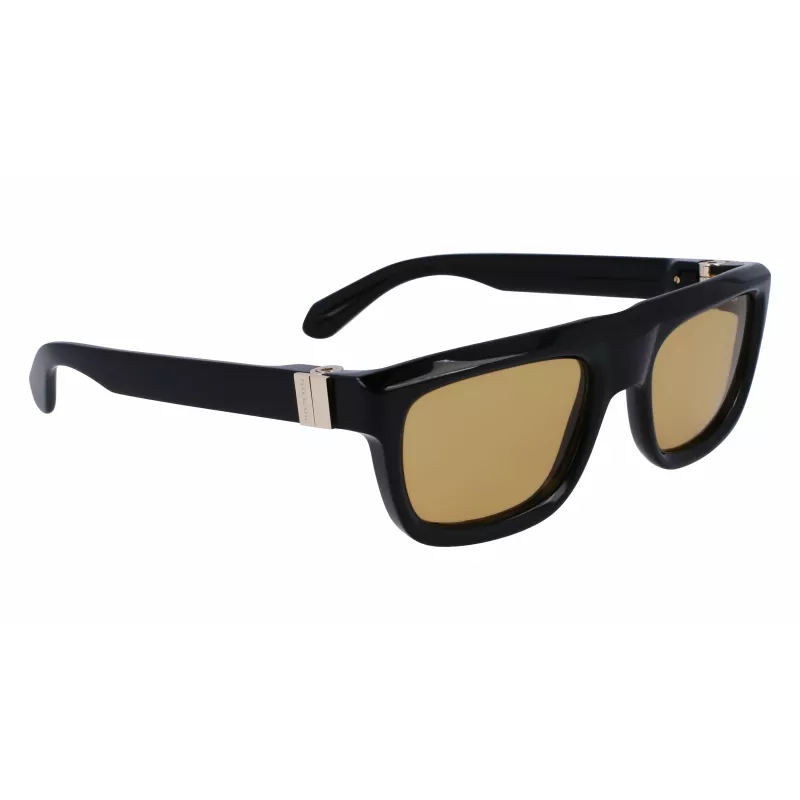FERRAGAMO SF2009S-011 Herren-Sonnenbrille - Schwarzer Rahmen, graue Gläser, 56/21/145 mm