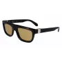 FERRAGAMO SF2009S-011 Herren-Sonnenbrille - Schwarzer Rahmen, graue Gläser, 56/21/145 mm