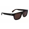 FERRAGAMO SF2009S-242 Herren eckige Acetat-Sonnenbrille Havana Brown Gradient 56/21/145 mm