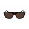 FERRAGAMO SF2009S-242 Herren eckige Acetat-Sonnenbrille Havana Brown Gradient 56/21/145 mm