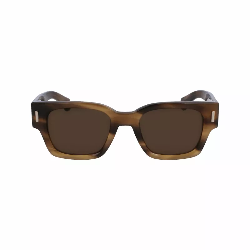 Ferragamo SF2010S-319 Sonnenbrille Herren Grün Havana Quadratisch Acetat 52mm