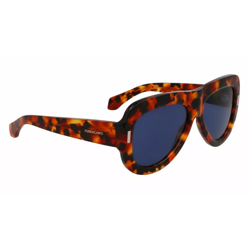 FERRAGAMO SF2029SE-240 Damen Butterfly-Sonnenbrille Havana Braun Verlauf 57mm