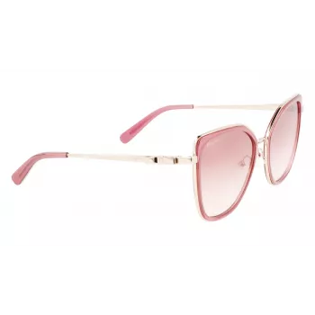 FERRAGAMO SF293S-774 Damen-Sonnenbrille Havanna Acetatrahmen Braune Verlaufsgläser 54/19/140 mm