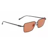 Ferragamo SF309S5715017 Herren-Sonnenbrille - Schwarzer Acetatrahmen, graue Polycarbonatgläser, 57 mm