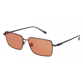 Ferragamo SF309S5715017 Herren-Sonnenbrille - Schwarzer Acetatrahmen, graue Polycarbonatgläser, 57 mm