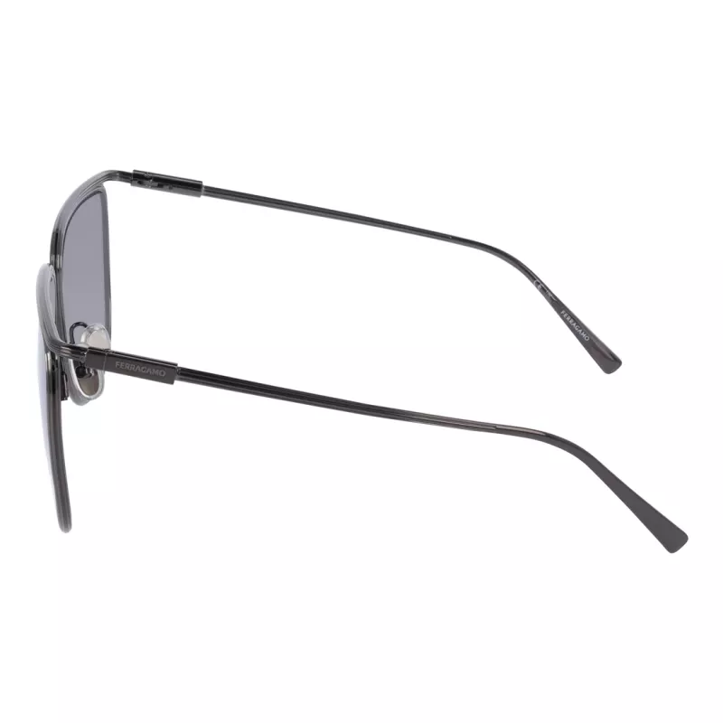 FERRAGAMO SF324S5816027 Damen-Sonnenbrille Havana Acetat eckiger Rahmen braune Verlaufsgläser 58mm