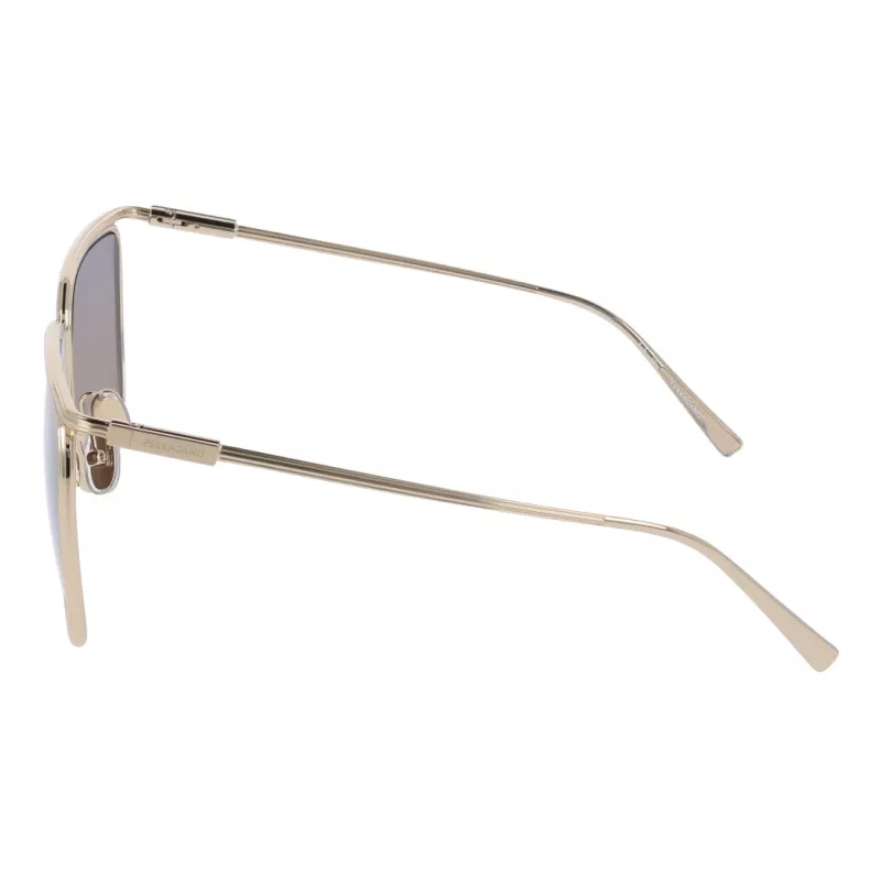 FERRAGAMO SF324S5816745 Damen Butterfly-Sonnenbrille Havana Braun Verlauf 58mm