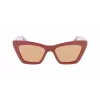 FERRAGAMO SF929S-209 Damen-Sonnenbrille Havana Butterfly Acetat Braun Verlauf 55/17/145 mm