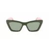 FERRAGAMO SF929S-304 Damen-Sonnenbrille Havana Braun Rechteckig Acetat 55mm