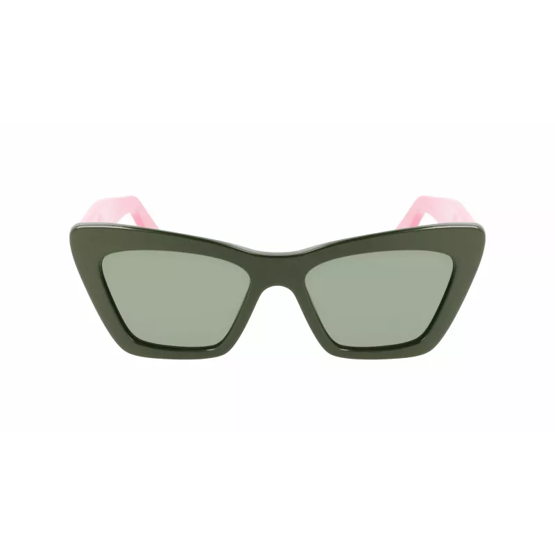 FERRAGAMO SF929S-304 Damen-Sonnenbrille Havana Braun Rechteckig Acetat 55mm