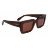 FERRAGAMO Damen-Sonnenbrille SF1108S542123 Brown Havana 54/21/140 mm